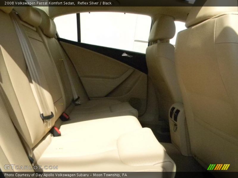 Reflex Silver / Black 2008 Volkswagen Passat Komfort Sedan
