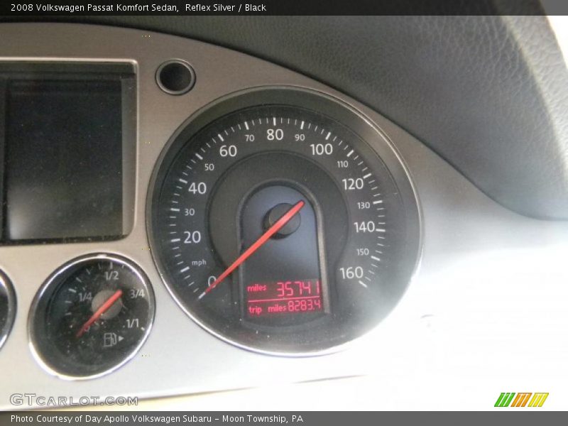 Reflex Silver / Black 2008 Volkswagen Passat Komfort Sedan
