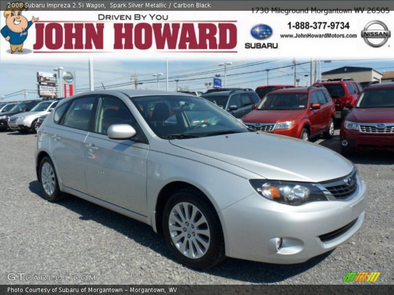 Spark Silver Metallic / Carbon Black 2008 Subaru Impreza 2.5i Wagon