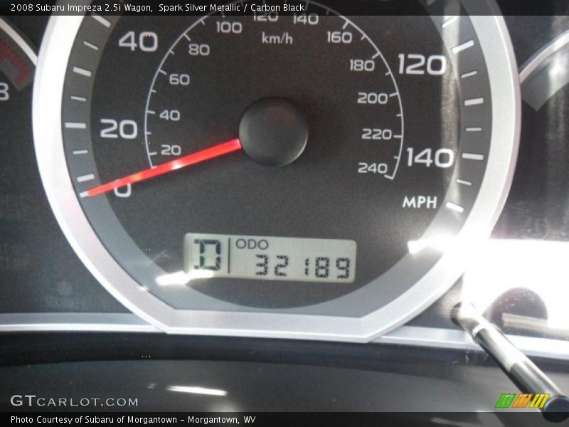 Spark Silver Metallic / Carbon Black 2008 Subaru Impreza 2.5i Wagon