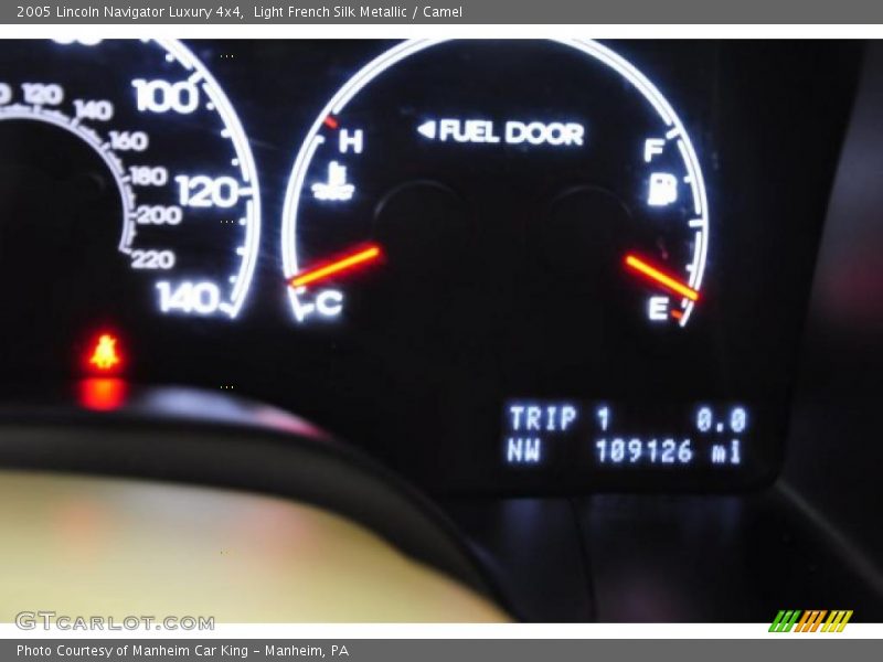 Light French Silk Metallic / Camel 2005 Lincoln Navigator Luxury 4x4