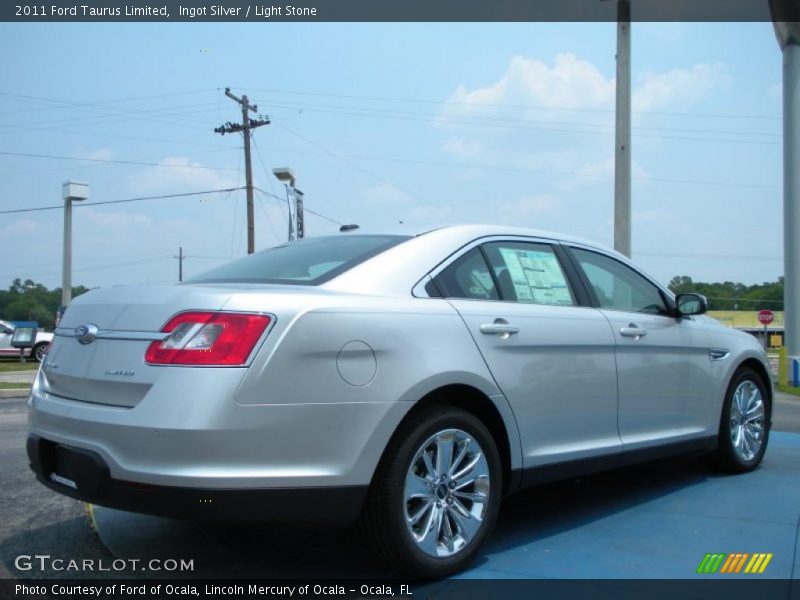 Ingot Silver / Light Stone 2011 Ford Taurus Limited