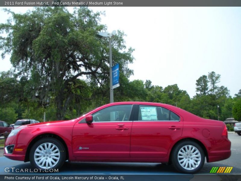  2011 Fusion Hybrid Red Candy Metallic