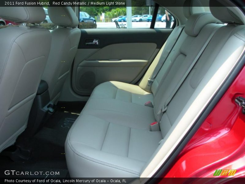  2011 Fusion Hybrid Medium Light Stone Interior