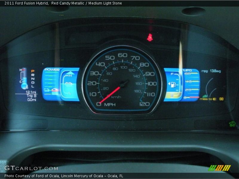  2011 Fusion Hybrid Hybrid Gauges