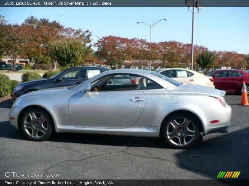 Millennium Silver Metallic / Ecru Beige 2005 Lexus SC 430