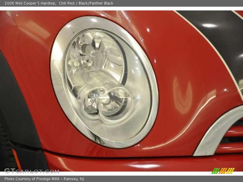 Chili Red / Black/Panther Black 2006 Mini Cooper S Hardtop