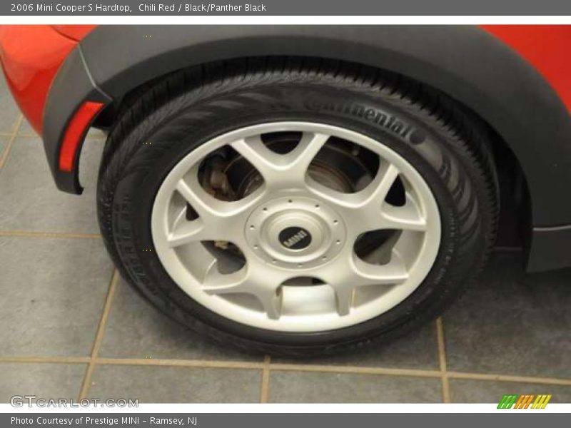 Chili Red / Black/Panther Black 2006 Mini Cooper S Hardtop