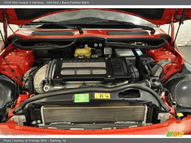 Chili Red / Black/Panther Black 2006 Mini Cooper S Hardtop