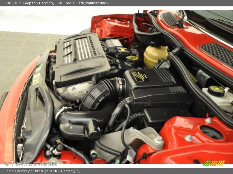 Chili Red / Black/Panther Black 2006 Mini Cooper S Hardtop