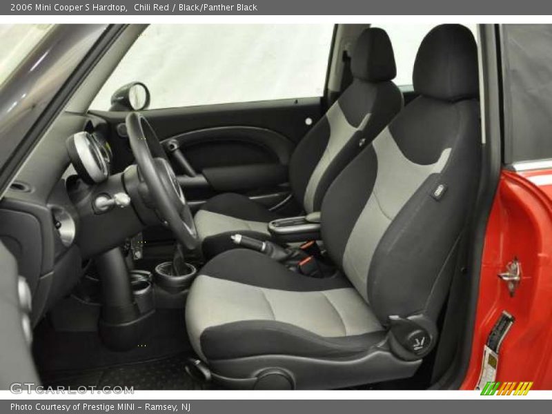 Chili Red / Black/Panther Black 2006 Mini Cooper S Hardtop