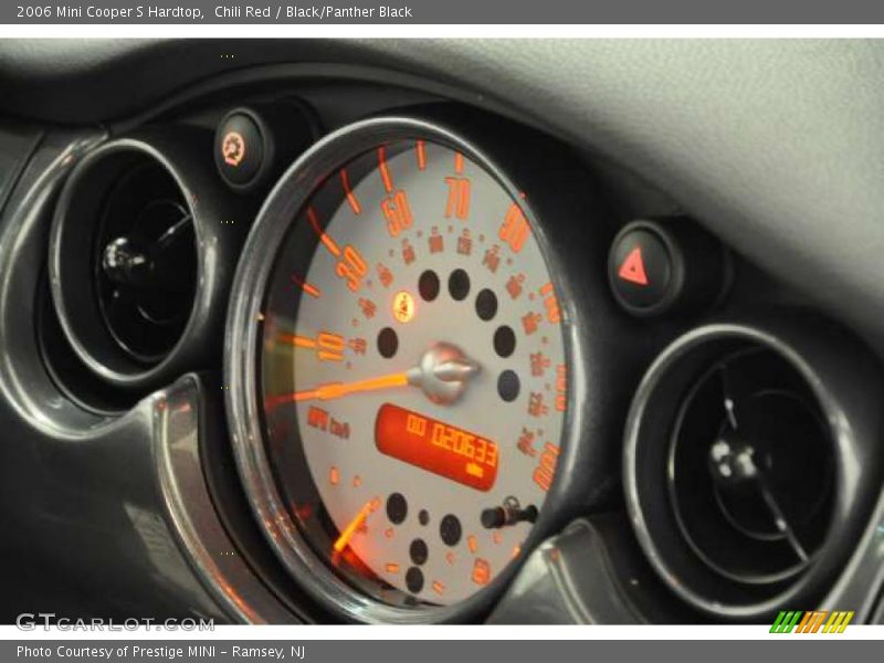 Chili Red / Black/Panther Black 2006 Mini Cooper S Hardtop