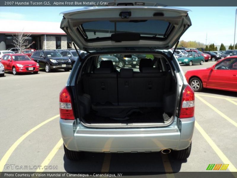 Alpine Frost Blue Metallic / Gray 2007 Hyundai Tucson GLS