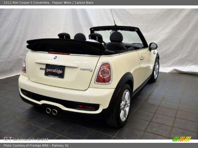 Pepper White / Carbon Black 2011 Mini Cooper S Convertible