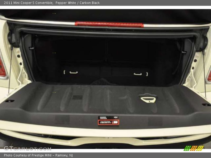 Pepper White / Carbon Black 2011 Mini Cooper S Convertible