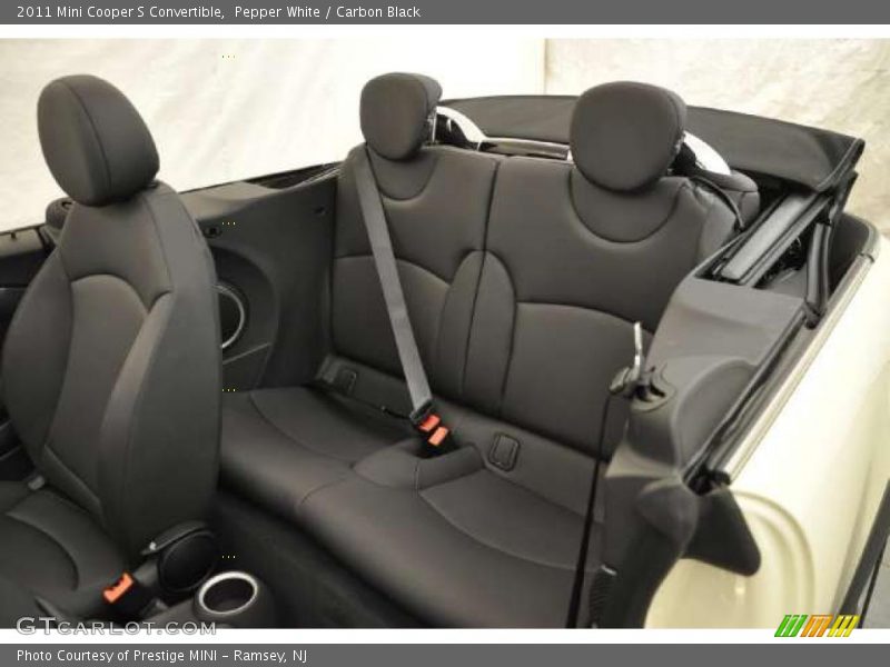 Pepper White / Carbon Black 2011 Mini Cooper S Convertible