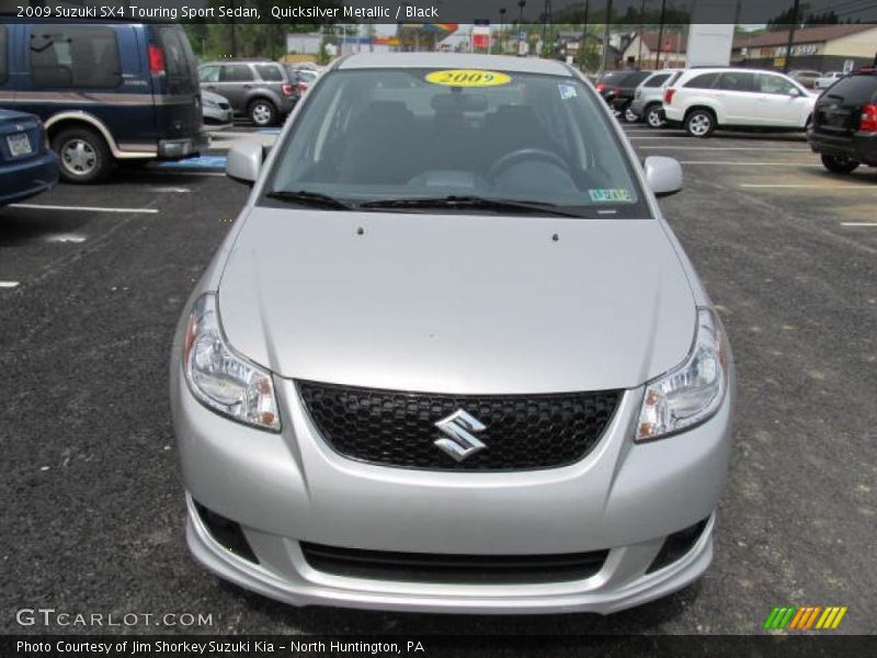 Quicksilver Metallic / Black 2009 Suzuki SX4 Touring Sport Sedan