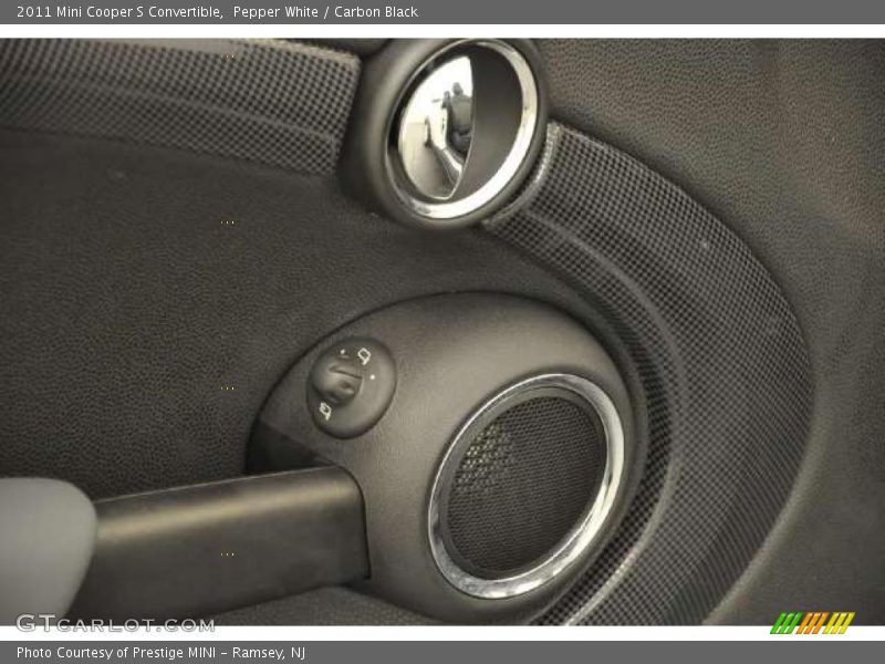 Pepper White / Carbon Black 2011 Mini Cooper S Convertible