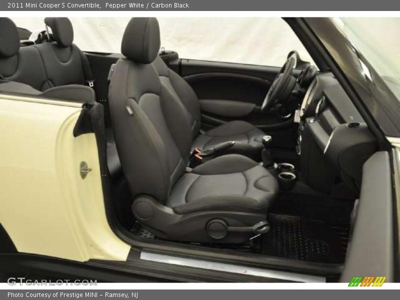 Pepper White / Carbon Black 2011 Mini Cooper S Convertible