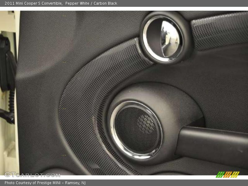 Pepper White / Carbon Black 2011 Mini Cooper S Convertible