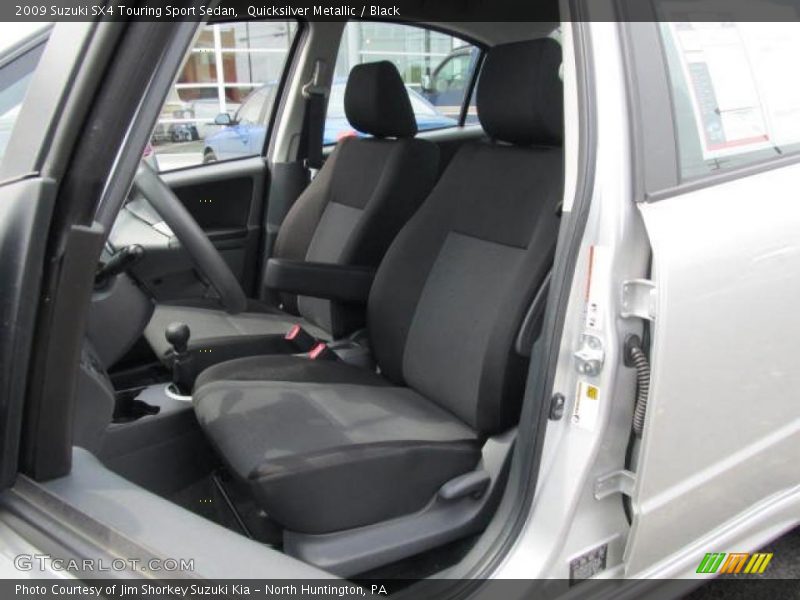 Quicksilver Metallic / Black 2009 Suzuki SX4 Touring Sport Sedan