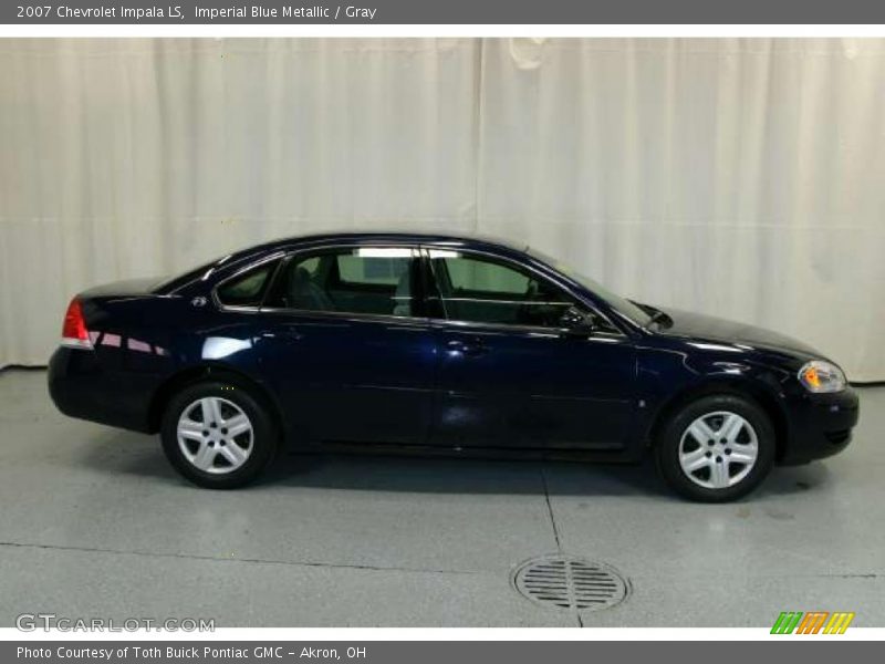 Imperial Blue Metallic / Gray 2007 Chevrolet Impala LS