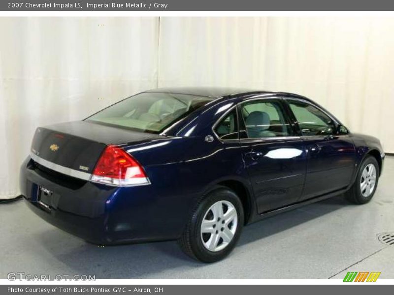Imperial Blue Metallic / Gray 2007 Chevrolet Impala LS