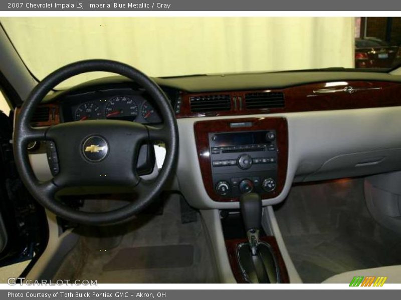 Imperial Blue Metallic / Gray 2007 Chevrolet Impala LS