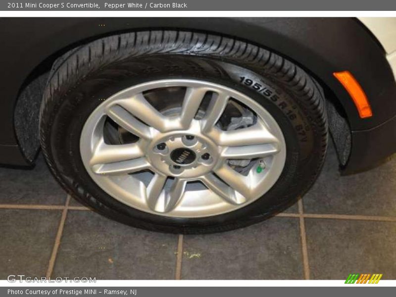 Pepper White / Carbon Black 2011 Mini Cooper S Convertible