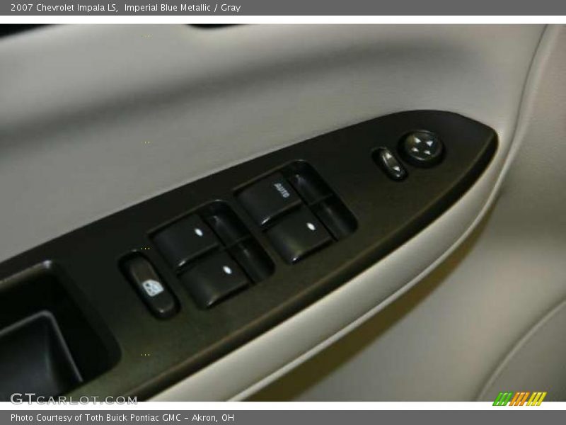 Imperial Blue Metallic / Gray 2007 Chevrolet Impala LS