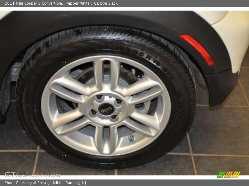 Pepper White / Carbon Black 2011 Mini Cooper S Convertible