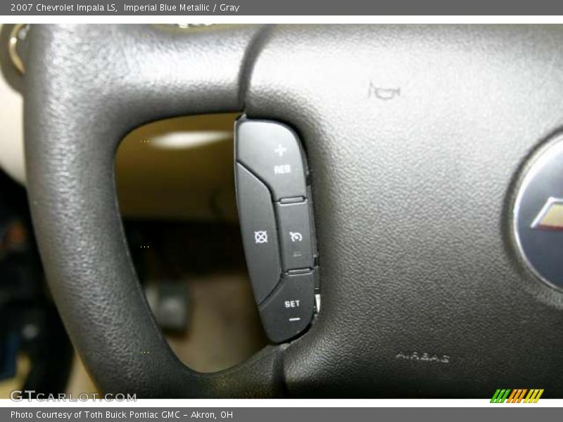 Imperial Blue Metallic / Gray 2007 Chevrolet Impala LS