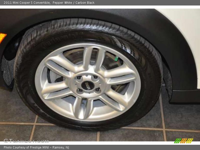 Pepper White / Carbon Black 2011 Mini Cooper S Convertible