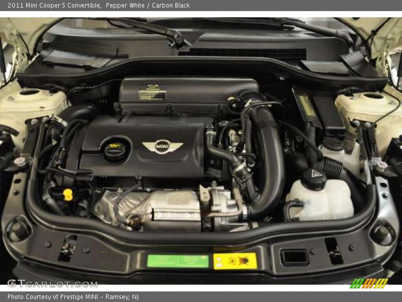 Pepper White / Carbon Black 2011 Mini Cooper S Convertible