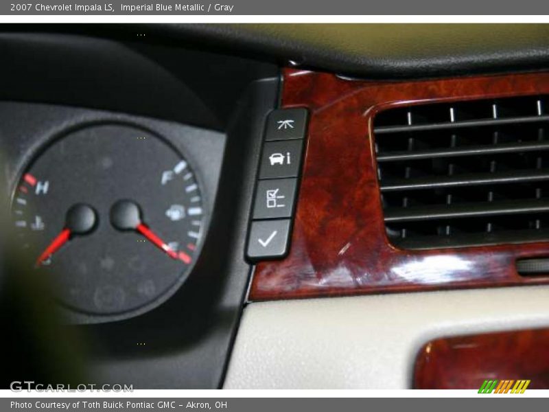 Imperial Blue Metallic / Gray 2007 Chevrolet Impala LS