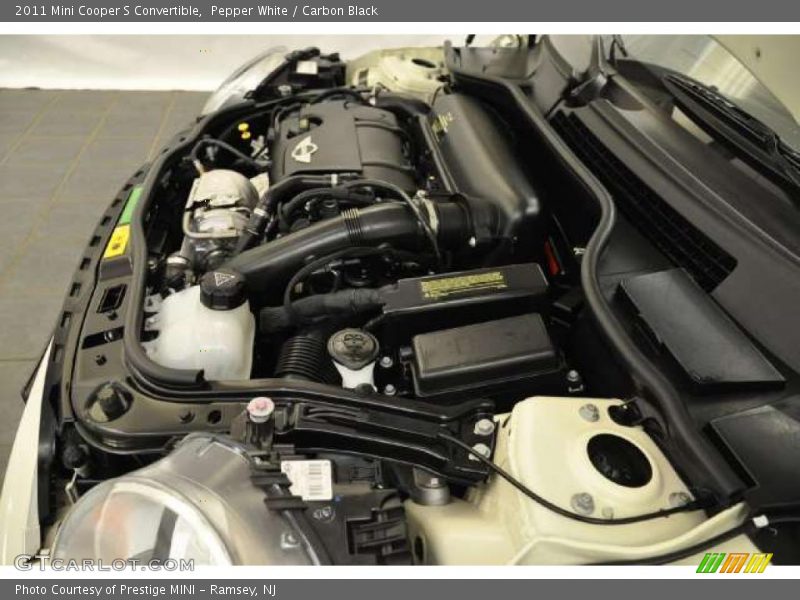Pepper White / Carbon Black 2011 Mini Cooper S Convertible