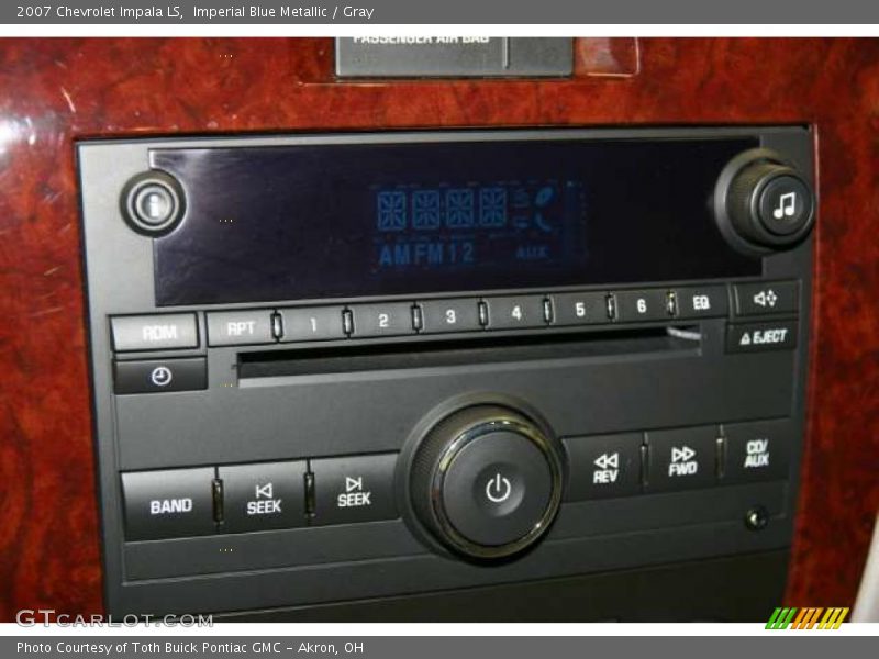 Imperial Blue Metallic / Gray 2007 Chevrolet Impala LS