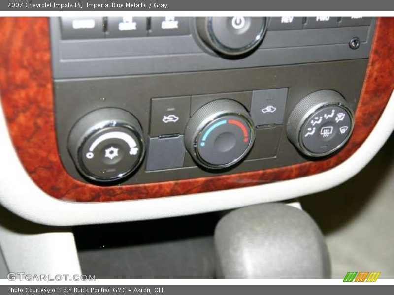 Imperial Blue Metallic / Gray 2007 Chevrolet Impala LS