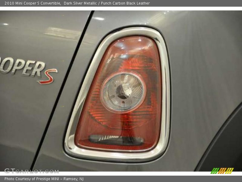 Dark Silver Metallic / Punch Carbon Black Leather 2010 Mini Cooper S Convertible