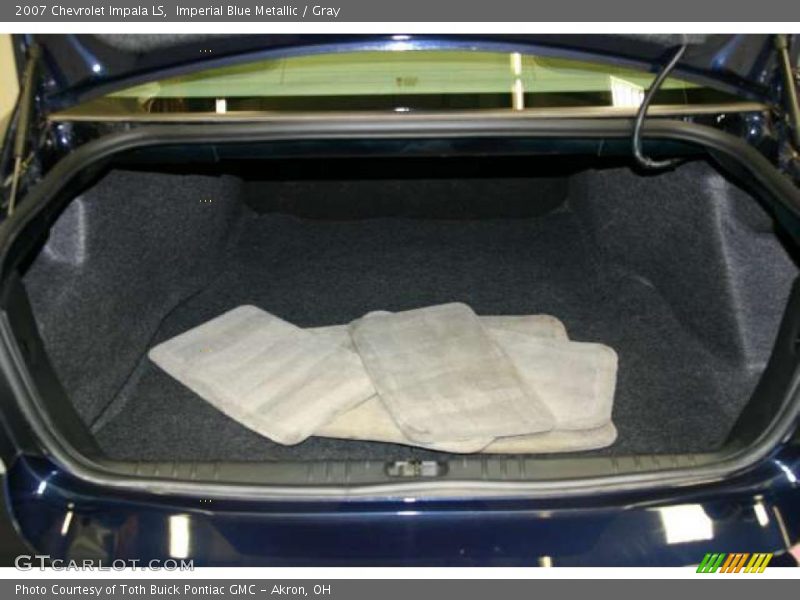 Imperial Blue Metallic / Gray 2007 Chevrolet Impala LS
