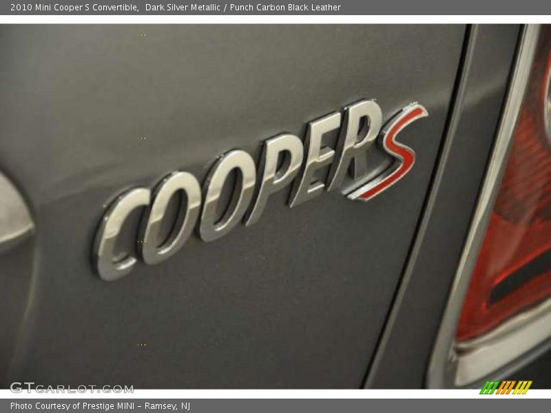 Dark Silver Metallic / Punch Carbon Black Leather 2010 Mini Cooper S Convertible