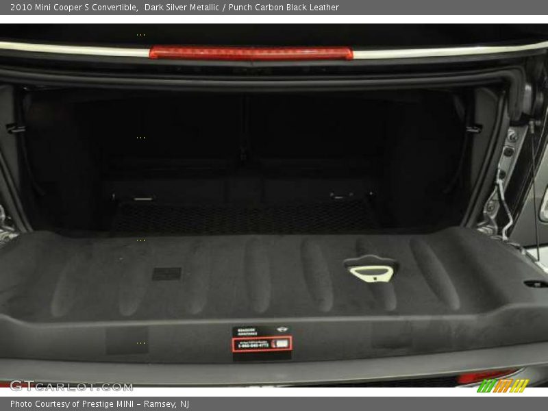 Dark Silver Metallic / Punch Carbon Black Leather 2010 Mini Cooper S Convertible