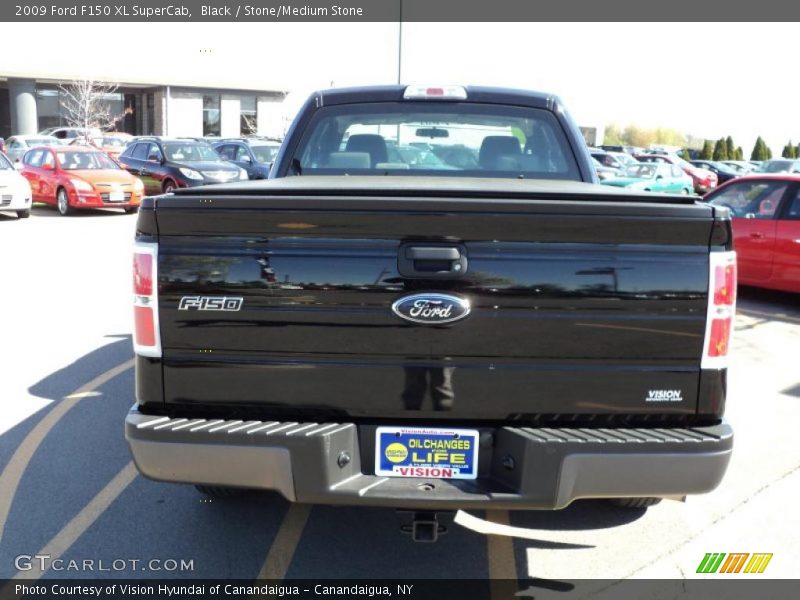Black / Stone/Medium Stone 2009 Ford F150 XL SuperCab