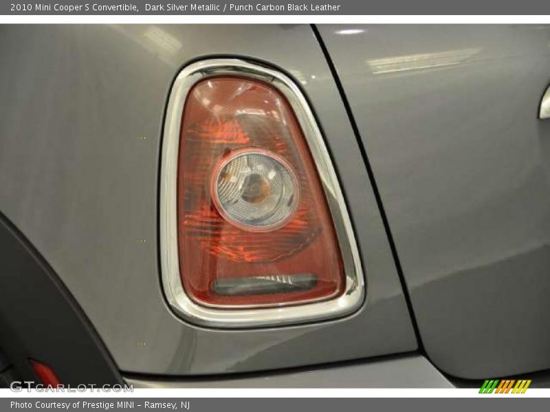 Dark Silver Metallic / Punch Carbon Black Leather 2010 Mini Cooper S Convertible