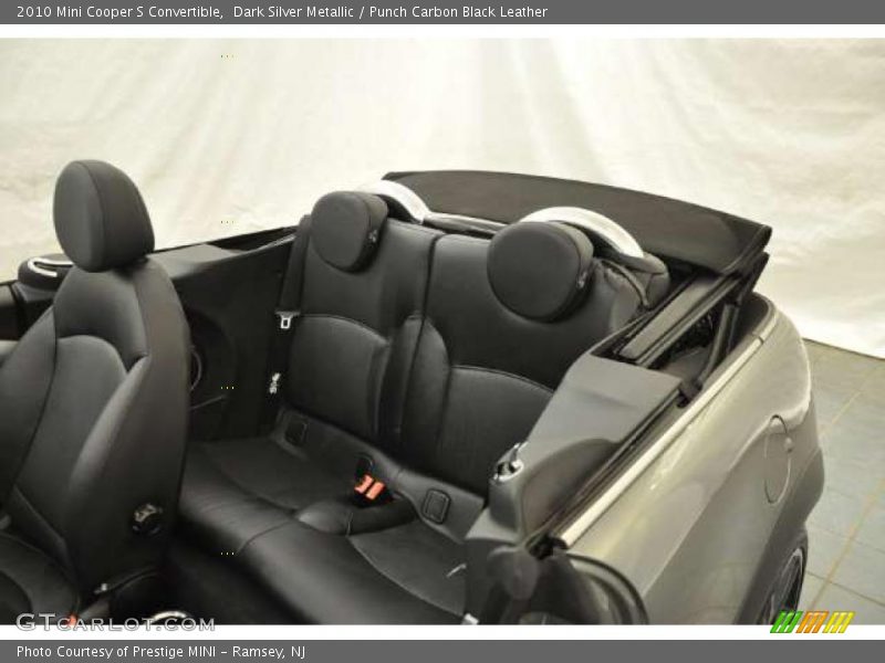 Dark Silver Metallic / Punch Carbon Black Leather 2010 Mini Cooper S Convertible