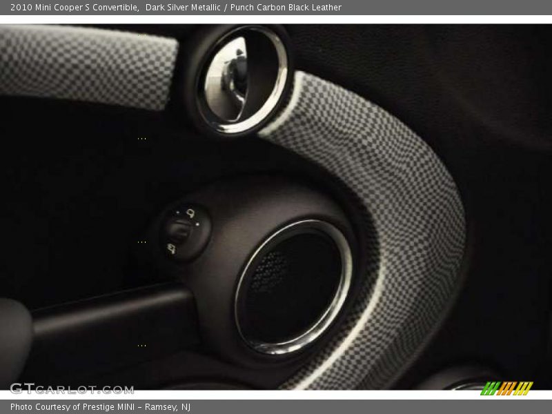 Dark Silver Metallic / Punch Carbon Black Leather 2010 Mini Cooper S Convertible