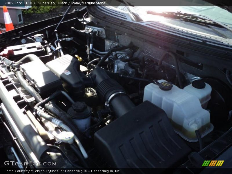 Black / Stone/Medium Stone 2009 Ford F150 XL SuperCab