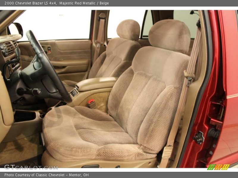 Majestic Red Metallic / Beige 2000 Chevrolet Blazer LS 4x4