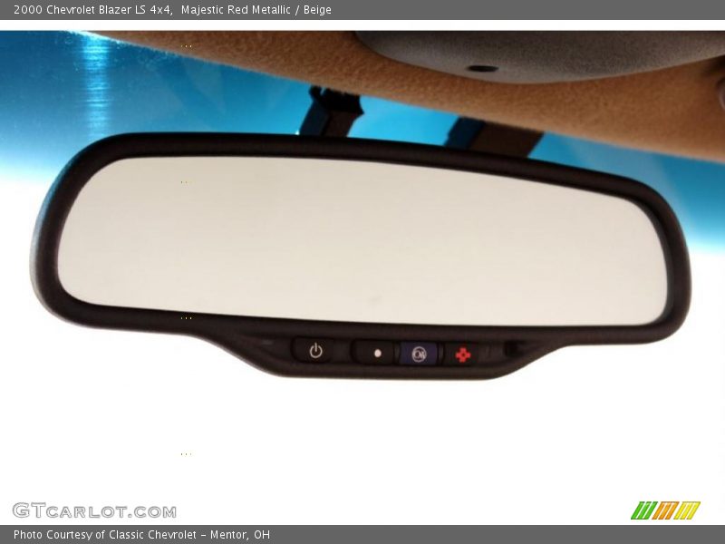 Majestic Red Metallic / Beige 2000 Chevrolet Blazer LS 4x4