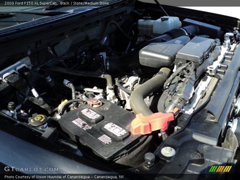 Black / Stone/Medium Stone 2009 Ford F150 XL SuperCab